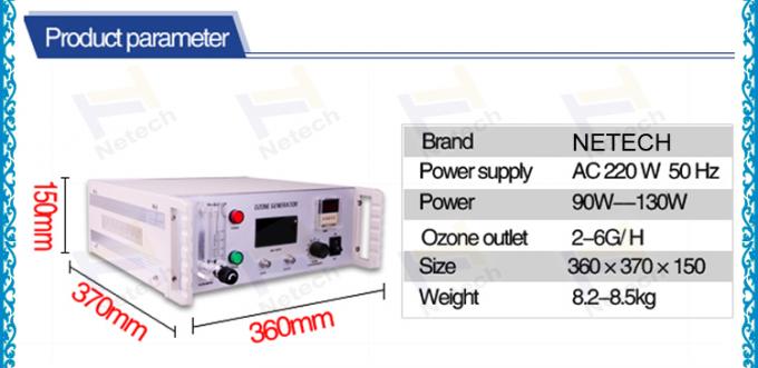générateur commercial portatif de l'ozone 6g pour des générateurs de l'hôpital o3